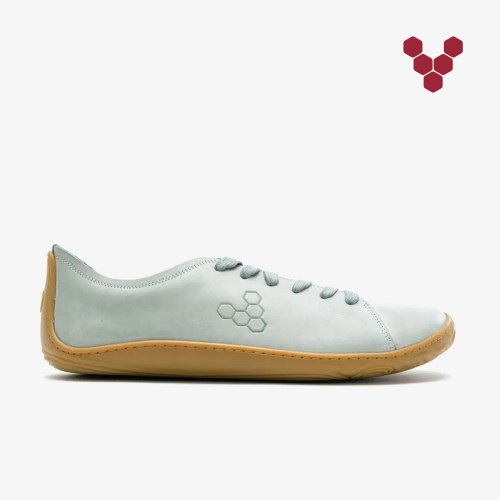 Vivobarefoot Addis Mens Trainers Mint UK KVDJ